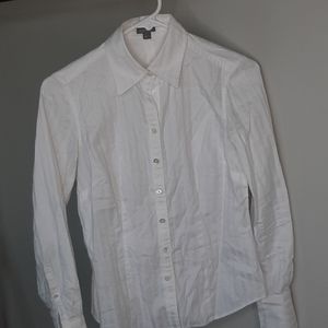 White button down formal top